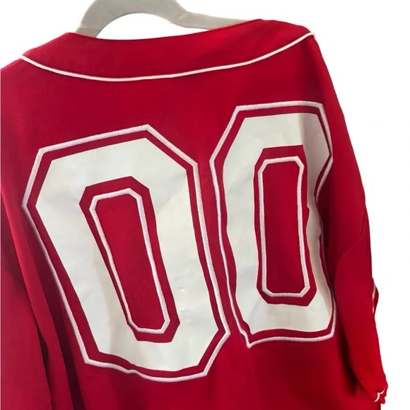 GAME DAY Red Baseball-Style Jersey - Unbranded - Picture 4 of 4